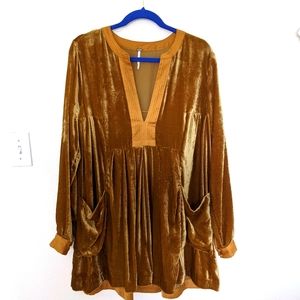 Velvet Gold Free People Dress